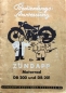Preview: Zündapp Motorrad DB 200 - 201 Motorrad-Betriebsanleitung 1951 (2080)